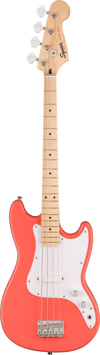 Squier Sonic Bronco Bass Tahitian Coral w/Maple Fingerboard