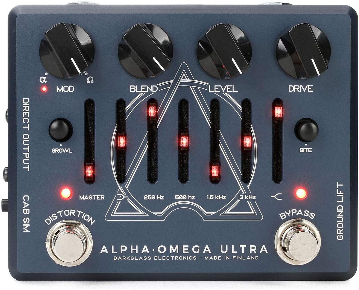 Darkglass Electronics Alpha Omega Ultra Dual Bass Preamp/OD Pedal