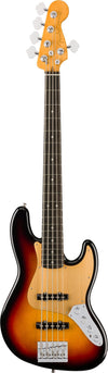 Fender American Ultra II Jazz Bass V 5-String Ultraburst w/Ebony Fingerboard, Hard Case