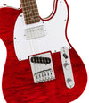 Squier Affinity Series Telecaster FMT SH Crimson Red Transparent