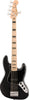 Squier Affinity Series Active Jazz Bass V 5-String Bass Guitar Black Metallic