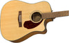 Fender CD-140SCE Dreadnought Acoustic-Electric Guitar Natural w/Hard Case