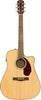 Fender CD-140SCE Dreadnought Acoustic-Electric Guitar Natural w/Hard Case