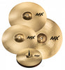 Sabian AAX Promotional Cymbal Set -14/16/21 inch - with Free 18 inch Thin Crash