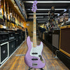 Fender Limited Edition Adam Clayton Jazz Bass 2017 Purple Sparkle w/Houndstooth Hard Case, All Materials