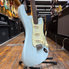 Fender Custom Shop Limited-edition '63 Stratocaster Journeyman Relic Electric Guitar Aged Sonic Blue w/Hard Case