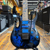 Ibanez Steve Vai Signature JEM77 Blue Floral Pattern w/Padded Gig Bag