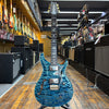 Paul Reed Smith Custom 22 Semi-Hollow Electric Guitar 2020 Wood Library Quilted Aquamarine 10-Top w/Hard Case, All Materials