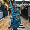 Paul Reed Smith Custom 22 Semi-Hollow Electric Guitar 2020 Wood Library Quilted Aquamarine 10-Top w/Hard Case, All Materials