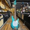 Ernie Ball Music Man StingRay Special Bass Guitar Ocean Sparkle w/Matching Headstock, Mono Case