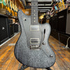 Tom Anderson Raven Superbird Electric Guitar Satin Organic Grain Black with White w/Hard Case