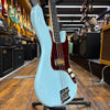 Fender Gold Foil Jazz Bass 2023 Sonic Blue w/Padded Gig Bag, All Materials