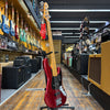 Fender American Ultra II Jazz Bass V 5-String Sinister Red w/Maple Fingerboard, Hard Case