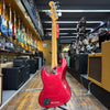 Fender American Ultra II Jazz Bass V 5-String Sinister Red w/Maple Fingerboard, Hard Case