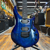 Ernie Ball Music Man John Petrucci Limited Edition Maple Top Majesty 6 BFR Electric Guitar Blue Ink w/Mono Case