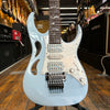 Ibanez Japan Steve Vai Signature PIA3761C Electric Guitar Blue Powder w/Matching Headstock, Hard Case