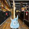 Ibanez Japan Steve Vai Signature PIA3761C Electric Guitar Blue Powder w/Matching Headstock, Hard Case