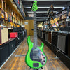 Ernie Ball Music Man StingRay Special 5 HH Bass Guitar Kiwi Green w/Ebony Fingerboard, Mono Case