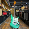 Carparelli Canada S-Style HSS Electric Guitar Early 2020s Green Sparkle w/Fender Pickups, Padded Gig Bag