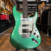 Carparelli Canada S-Style HSS Electric Guitar Early 2020s Green Sparkle w/Fender Pickups, Padded Gig Bag