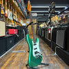 Carparelli Canada S-Style HSS Electric Guitar Early 2020s Green Sparkle w/Fender Pickups, Padded Gig Bag