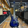 Schecter Korea Blackjack SLS C-7 Passive 7-String Electric Guitar 2013 See Thru Blue Burst w/Padded Gig Bag