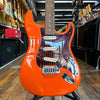 Warmoth S-Style Electric Guitar Early 2020s Orange w/Seymour Duncan Pickups, Tweed Case