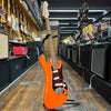 Warmoth S-Style Electric Guitar Early 2020s Orange w/Seymour Duncan Pickups, Tweed Case