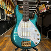 Ernie Ball Music Man StingRay 5 Special HH 5-String Bass Guitar Ocean Sparkle w/Mono Case