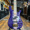 Spector USA Custom Shop NS-2 4-String Bass Guitar Deep Purple w/Hard Case