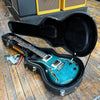 Paul Reed Smith SE Hollowbody II Piezo Electric Guitar Early 2020s Peacock Blue w/Hard Case, Materials