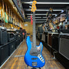 Fender American Ultra II Jazz Bass Noble Blue w/Ebony Fingerboard, Molded Hard Case