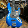 Fender American Ultra II Jazz Bass Noble Blue w/Ebony Fingerboard, Molded Hard Case