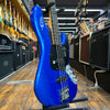 Fender American Ultra II Jazz Bass Noble Blue w/Ebony Fingerboard, Molded Hard Case