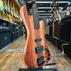 Sadowsky MetroLine 21-Fret Standard M/J Bass 2024 Limited Edition Padouk Top 5-string Electric Bass Natural Transparent Satin w/Padded Gig Bag