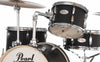 Pearl Midtown Series MT564C752 4-piece Drum Set with Hardware Matte Asphalt Black