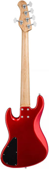 Sadowsky MetroLine 21-fret Vintage J/J Bass, Red Alder Body, 5-string Solid Candy Apple Red Metallic High Polish w/Padded Gig Bag